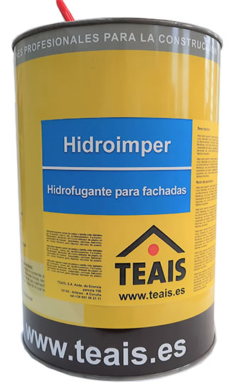 HIDROIMPER, Water repellent for facades, high capacity waterproofing for facades with porous surface.